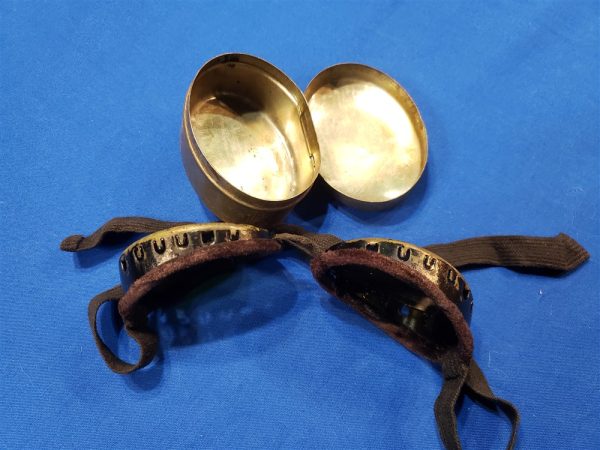 dust goggles wwi cased