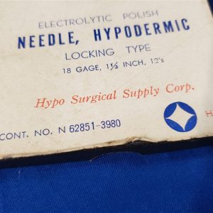 navy hypo needles boxed