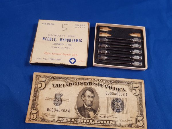 navy hypo needles boxed