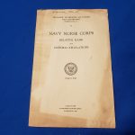 navy nurses corps regulations