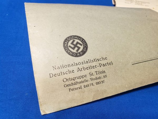 nsdap envelope labor paper