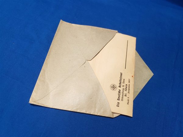 nsdap envelope labor paper