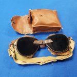 snow goggles wwii cased