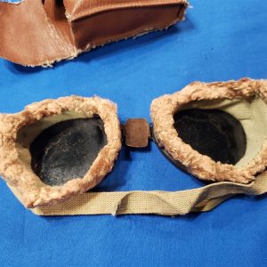 snow goggles wwii cased