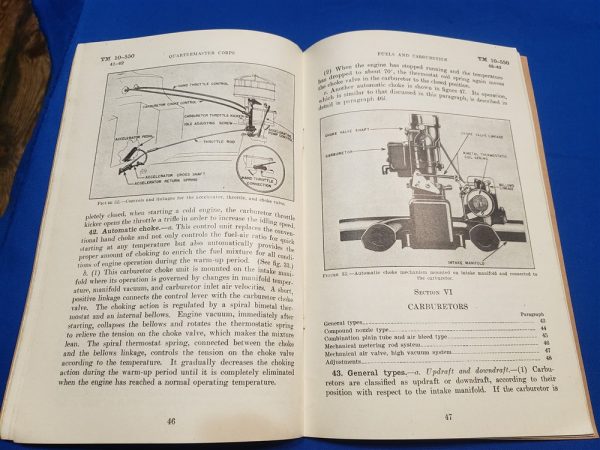 tm10-550 fuels carburetion 1940