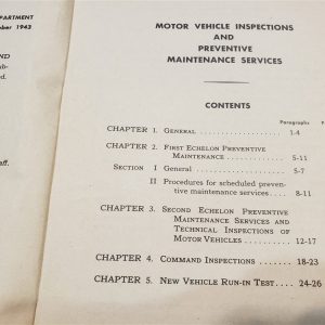 tm9-2810 vehicle inspection 1943