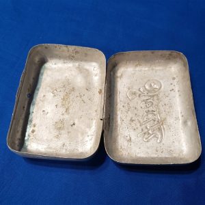 soap dish wwi aluminum