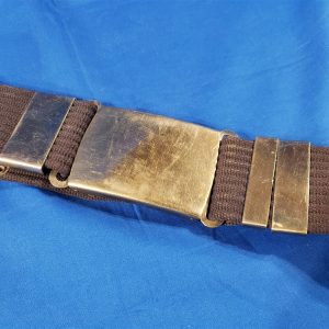 vietnam-era-blue-belt-with-cromed-fittings-for-the-air-force-military-police-in-the-field-or-mp-duty