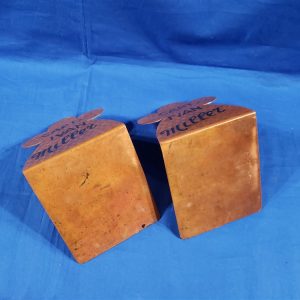 bookends-wwii-capt-copper-miller-trench-art