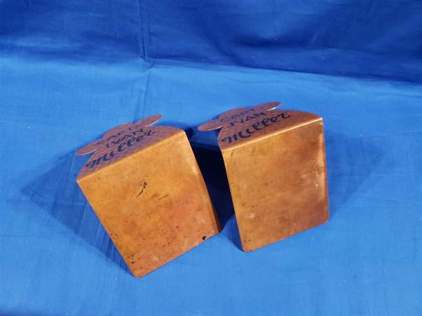 bookends-wwii-capt-copper-miller-trench-art