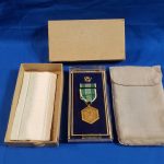 medal arcom lucite cased