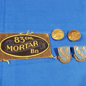 83rd-chemical-mortar-group-including-history-diary-dui-and-original-patch-from-the-unit-very-scarce-grouping