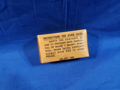 DRESSING BURN PACKET ATTACHED - Doughboy Military Collectables ...