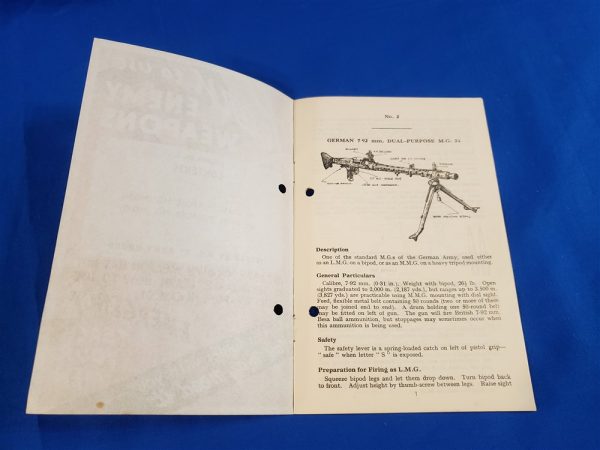 german mg42 manual wwii