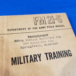 military-training-1957-fm21-5-medical-springfield-missouri