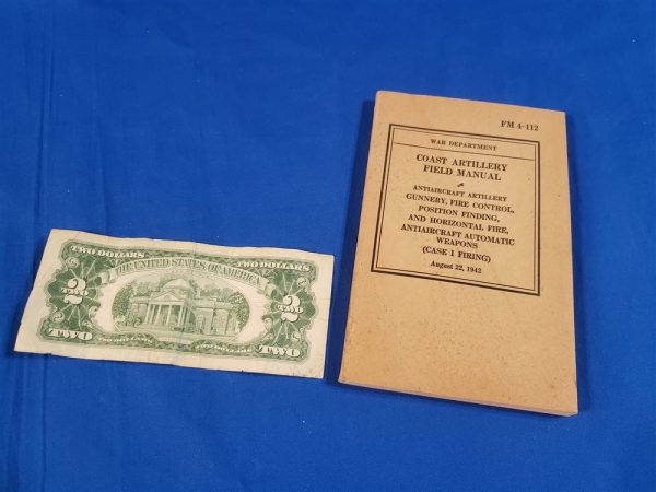 FM4-112 COASTAL ART GUNNERY 1942. This manual is for the anti-aircraft artillery gunnery with fire control and other firing also includes anti-aircraft automatic weapons. Interesting manual from a defensestal-art-gunnery-1942-antiaircraft-weapons-emplacements-field-manual-instructions