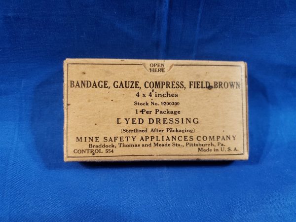 compress bandage 4x4 mine safety