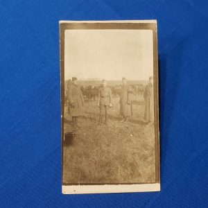 general-chamberlain-world-war-post-card-with-2-other-generals-in-the-field-black-armband-rppc-gen