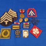 small-frouping-to-private-jones-wwii-88th-division-patches-insignia-medals-that-are-named