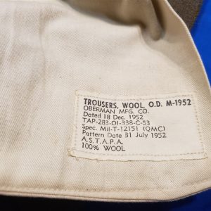 trousers m1952 enlisted 36x33