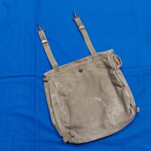 m36-musette-bag-43-1943-officers-wwii-canvas-strap-button-used-stain-nice-condition