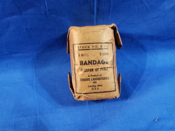 plaster paris bandage wwii