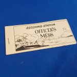 officer mess tickets wwii