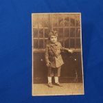 world-war-child-officer-photo-with-writing-on-the-back-about-4-years-age