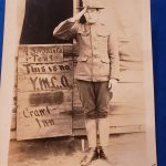 photo-of-sergeant-at-ymca-tent-in-france-world-war-uniform-identified