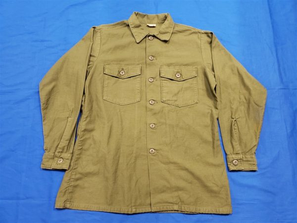 shirt sateen vietnam 1967