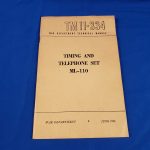 timing-telephone-set-1946-manual-tm-unit-wwii-technical-signal-corps-tracking-radar