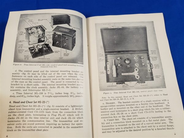 timing-telephone-set-1946-manual-tm-unit-wwii-technical-signal-corps-tracking-radar