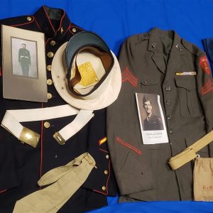 marine-corps-uniform-grouping-walwrath-named-world-war-two-with-paperwork-photos-2-uniforms-and-more