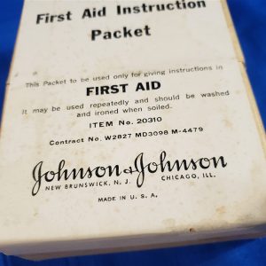 instructional aid bandage wwii