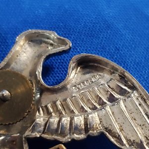 navy-off-officer-visor-cap-eagle-viking-made-hh-sterling-1/20-detail-back-screw