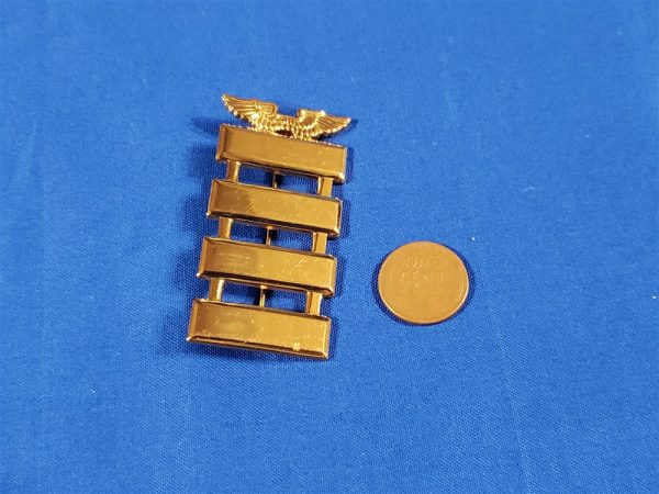 cadet-air-corps-aac-rank-insignia-wwii-world-war-two-maker-marked-gold-bars-wings