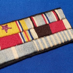 ribbon-bar-9-place wwii-and-korea-5-star-hand-sewn-theater-made-in-korea-rbn-close-up