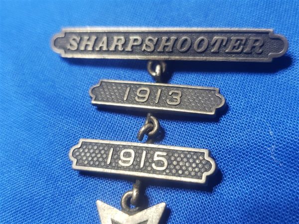 shooting-award-1915-1913-bars-early-sharpshooter-for-early-troops-qualifications-for-different-years