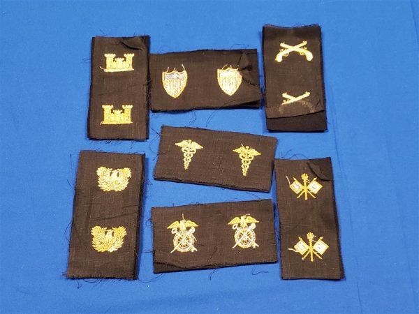 cloth-collar-insignia-for-officers-blues-uniform-1930s-set-of-7