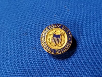 Discharge pin USCG WWII - Doughboy Military Collectables Springfield ...