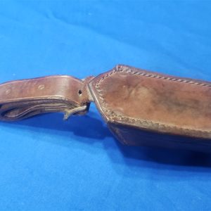 cavalry-saddle-guidon-cup-for-mounted-troops-leather-with-strap-back