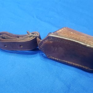 cavalry-saddle-guidon-cup-for-mounted-troops-leather-with-strap-back