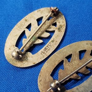 dui-6th-combat-bn-wwii-back-pin-meyer-matched-set-enamel