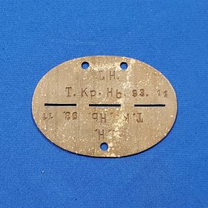 german-dog-tag-luft-luftwaffe-teno-unit-wwii-back-unbroken