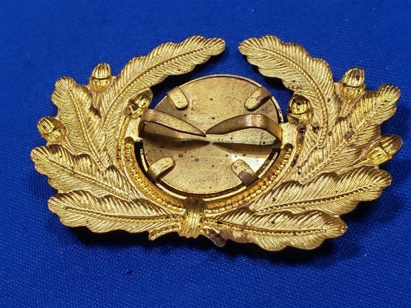 german-vet-visor-wreath-cap-badge-woven-prong