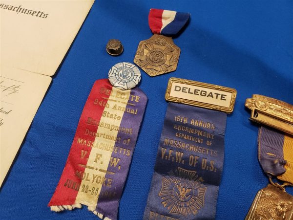 group-discharge-1911-ribbons-medals-conn-front-back