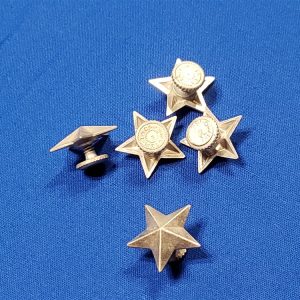 italian-rank-stars-set-of-5-wwii-aluminum-for-uniforms-hats