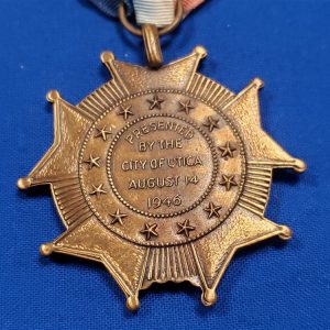 medal-wwii-city-of-utica-to-all-service-men-in-world-war-two