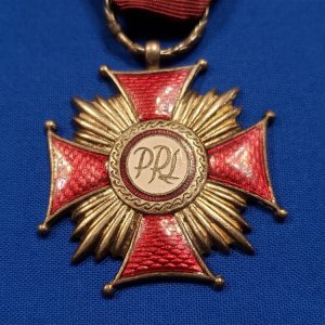 medal-polish-merit-with-the-original-ribbon-great-enamel-back-prl