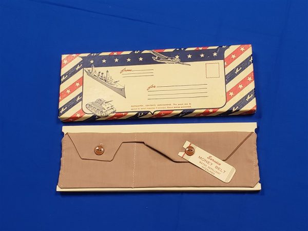 money belt-wwii-in-the-original-factory-patriotic-mailing-box-for-a-soldier